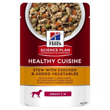 Hrana Umeda Caini HILL S SP Canine Adult Chicken Vegetables Stew 90gr