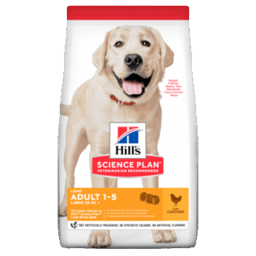 Hrana Uscata Caini HILL S SP Canine Adult Light Large Breed Chicken 14kg