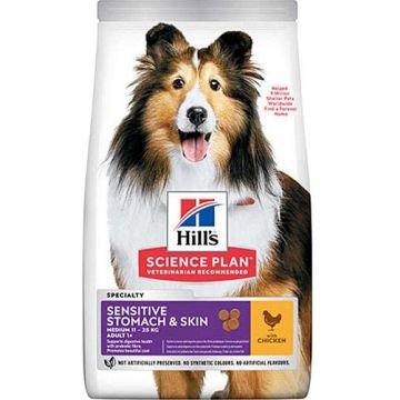 Hrana Uscata Caini HILL S SP Canine Adult Stomach and Skin Chicken 14 kg