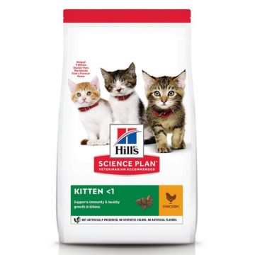 Hrana Uscata Pisici HILL S SP Feline Kitten Chicken 1.5kg (Termen redus - 28.09.2023)