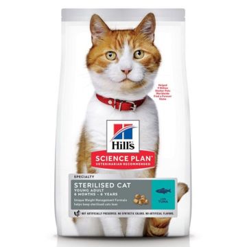Hrana Uscata Pisici HILL S SP Feline Young Adult Sterilised Tuna 3kg