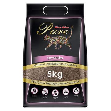 Nisip Pisici MIAU MIAU Pure Lavender 5kg