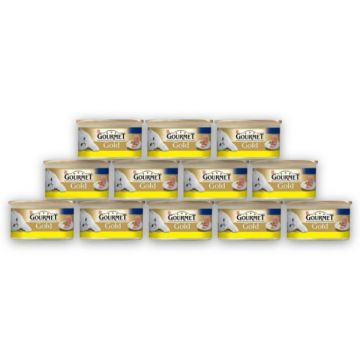 Pachet Conserve Pisici GOURMET Gold Mousse Pui 12x85g