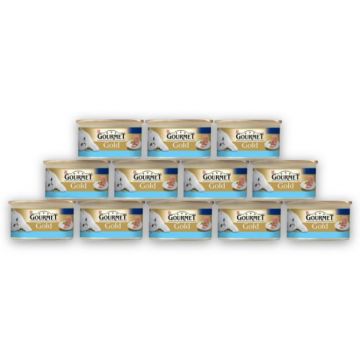 Pachet Conserve Pisici GOURMET Gold Mousse Ton 12x85g