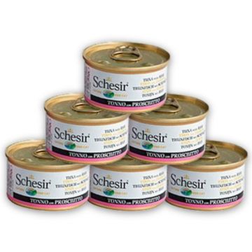 Pachet Conserve SCHESIR Cat Ton si Sunca 6x85g