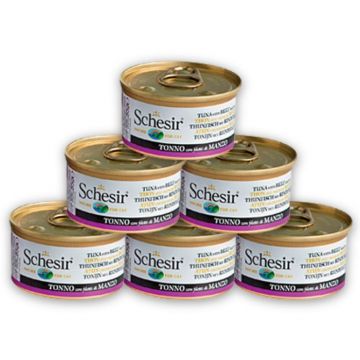 Pachet Conserve SCHESIR Cat Ton si Vita 6x85g