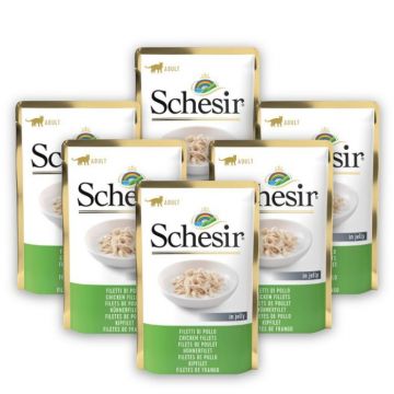 Pachet SCHESIR Cat Plic Pui File 6x85g