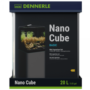 Acvariu din sticla Dennerle Nano Cube Basic 20L