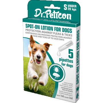 Dr. Peticon, Pipete Spot-On pentru Caini, 5 x pipete