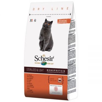 SCHESIR Cat Sterilized Monoprotein Pui 400g