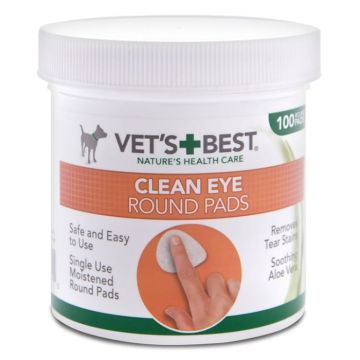 VET S BEST Servetele Igiena Ochi Caini 100buc