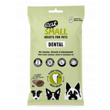 Dental Snack pentru caini adulti, 120 g, Eat Small