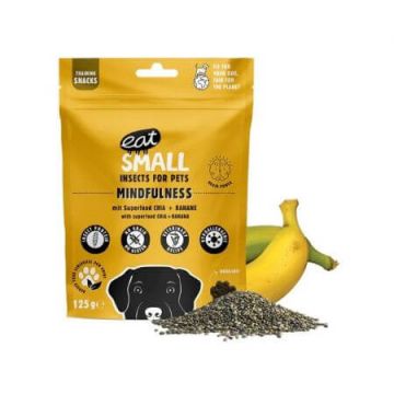 Mindfulness Snack – Insecte, Chia si Banane, 125 g, Eat Small