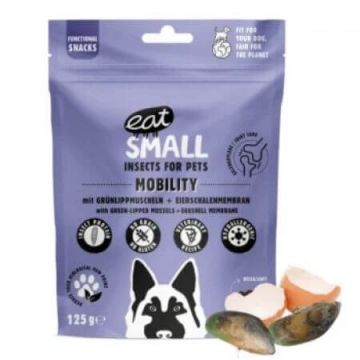 Recompense cu insecte fara cereale Mobility Snack, 125 g, Eat Small