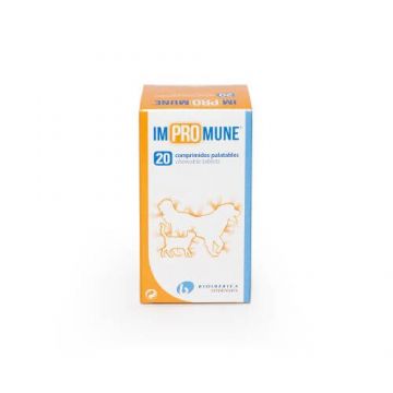 Supliment nutritional recomandat câinilor și pisicilor pentru a optimiza răspunsul imun Impromune, 20 tablete, Bioiberica