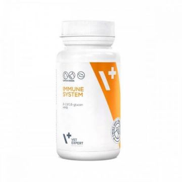 Supliment pentru sprijinul imunitatii la caini si pisici Immune System Twist Off, 30 capsule, VetExpert