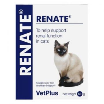 Supliment pentru susținerea funcției renale la pisici Renate Cat, 30 plicuri, VetPlus