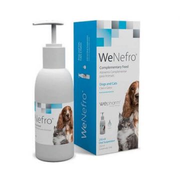 Supliment renal sub forma de pasta palatabila pentru caini si pisici WeNefro, 250 ml, WePharm