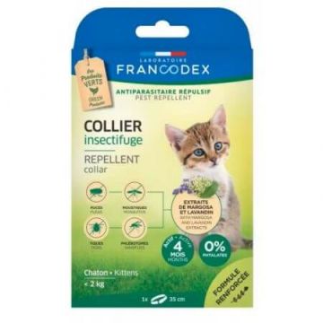 Zgarda antiparazitara pentru pisicute, 1 bucata, Francodex