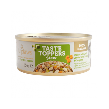 APPLAWS Taste Troppers Stew Chicken, Lamb, Carrots 12 x 156 g Hrana umeda pentru caini, cu pui, miel si morcovi