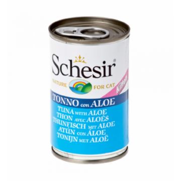 Hrana Umeda Pisici Schesir Junior Ton si Aloe 140g