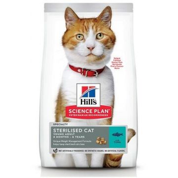 Hrana uscata Pisici HILL S SP Feline Adult Sterilised Tuna 1.5 kg