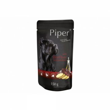 Piper Adult cu Ficat de Vita si Cartofi, Plic 150g