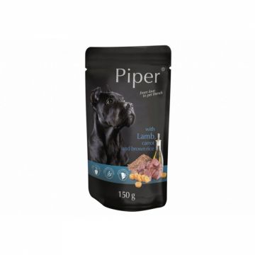 Piper Adult cu Miel, Morcovi si Orez brun, Plic 150g