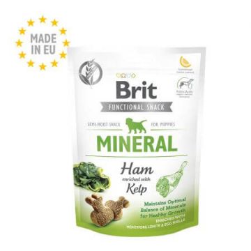Snack pentru caini Mineral Ham, 150 g, Brit