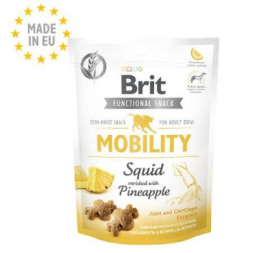 Snack pentru caini Mobility Squid, 150 g, Brit