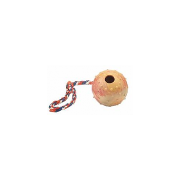 TRIXIE Jucărie dentiție din cauciuc pe sfoară 6cm/30cm