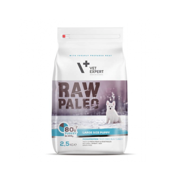 VETEXPERT Puppy Large caini juniori rasa mare 2,5 kg curcan