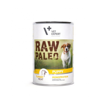 VETEXPERT RAW PALEO Puppy cu carne de curcan 400 g