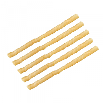 Baton rasucit piele 10 mm grosime / 12 cm lungime, 100 bucati/set