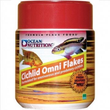 Hrana uscata marina Ocean Nutrition Cichlid Omni Flake Formula 34 g