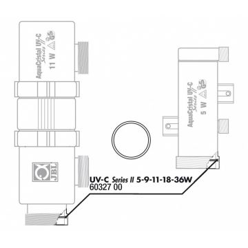 JBL Garnitura/O-Ring pentru Aqua Cristal UV-C 5-36 W