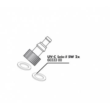 JBL Garnitura/O-ring pentru conectori UV-C 5W (2x)