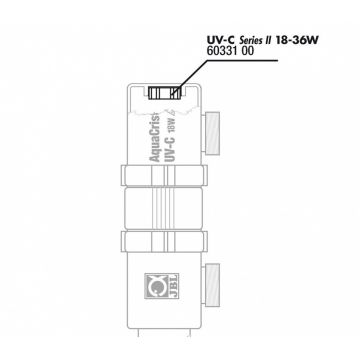 JBL Protectie pentru sticla quartz UV -C18/36W