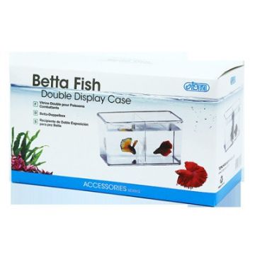 Mini acvariu Betta Fish Double Display Case