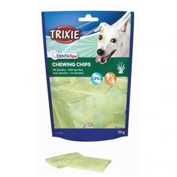 Recompense Caine Denta Fun Chips cu Spirulina 50 g