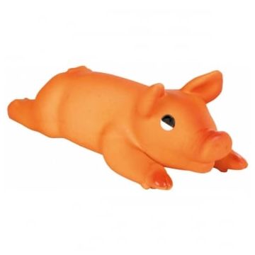 Trixie, jucărie purcel câini, cu sunet, latex, 25cm, multicolor