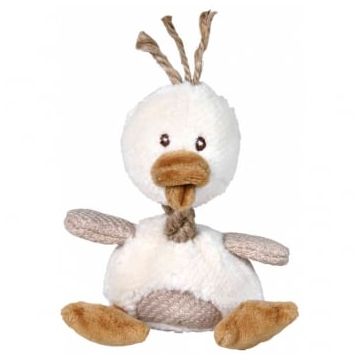 Trixie, jucărie rață câini, cu voce, pluș, 15cm, multicolor