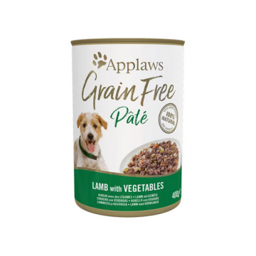 APPLAWS Grain Free Pate 6x400g Conserve caini, cu miel si legume