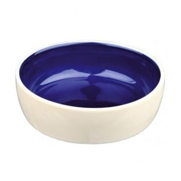 Castron Ceramic 0.3L/12cm crem/albastru