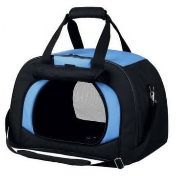 Geanta Transport Trixie Kilian, 31x32x48 cm, 6 kg, Negru/Albastru