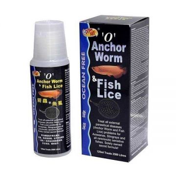 Medicament pesti Anchor Worm & Fish Lice medicament contra paduchelui de crap pentru 2500 litri de apa