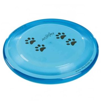 TRIXIE Activity, jucărie disc frisbee câini, plastic, 19cm, multicolor