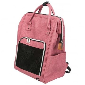 TRIXIE Ava, rucsac transport câini și pisici, XS-S(max. 10kg), poliester, deschidere laterală&superioară, cu buzunare, roșu, 32 x 42 x 23 cm