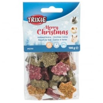TRIXIE Christmas Cookie , Pui, plic recompense fără cereale câini, 100g
