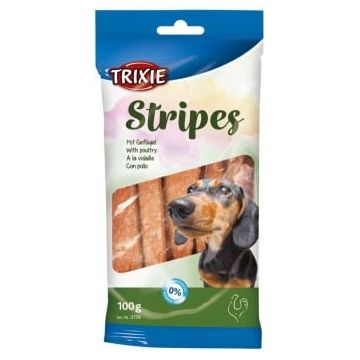 Trixie Fasii Plate cu Pui, 100 g, 10 bucati